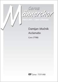 Mocnik, Damijan: Acclamatio for TTBB