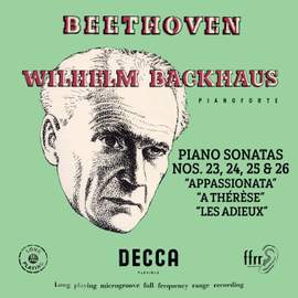 Beethoven: Piano Sonatas Nos. 23 “Appassionata”, 24 “A Thérèse”, 25 & 26 “Les Adieux”
