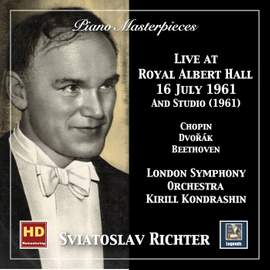 Piano Masterpieces: Sviatoslav Richter Live at Royal Albert Hall, 16th July 1961 and in Studio