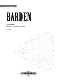Barden, Mark: personae (2 performing scores)