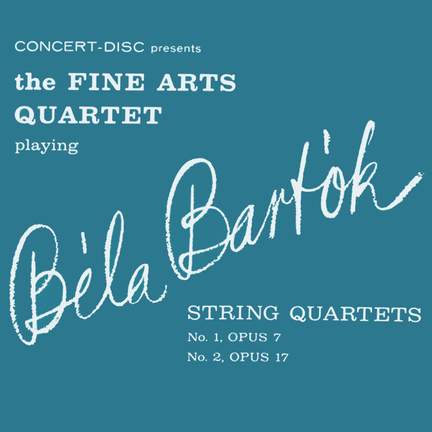 String Quartets No. 1 Opus 7, No. 2 Opus 17
