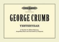 Crumb, George: Yesteryear (score)