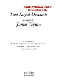 James Vivian: Two royal descants
