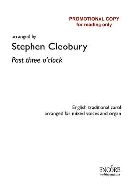 Stephen Cleobury: Past three o'clock