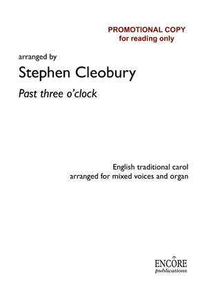 Stephen Cleobury: Past three o'clock