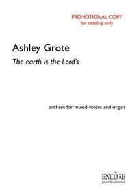 Ashley Grote: The earth is the Lord's