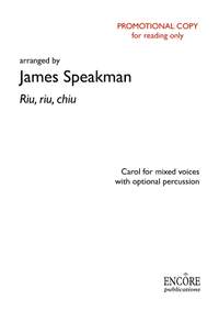James Speakman: Riu, riu, chiu