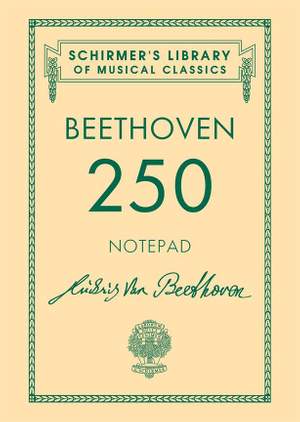 A6 Spiral Bound Notebook - Beethoven 250