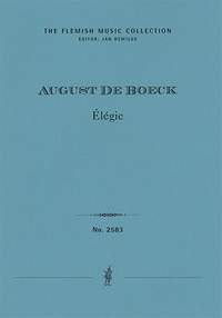 Boeck, August de: Élégie for stringorchestra