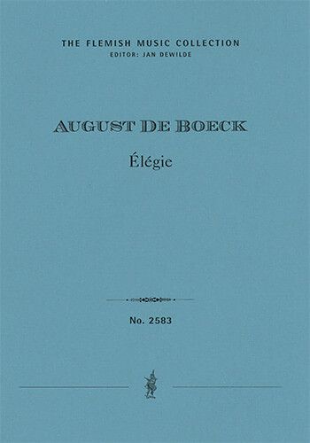 Boeck, August de: Élégie for stringorchestra