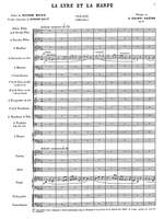 Saint-Saëns, Camille: La Lyre et la Harpe Op. 57, cantata for orchestra, SATB choir, and SATB soloists Product Image