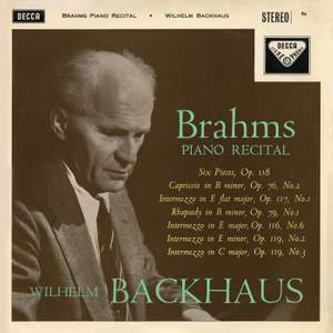 Brahms Recital / Mendelssohn
