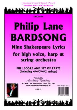 Philip Lane: Bardsong for high voice, harp and strings