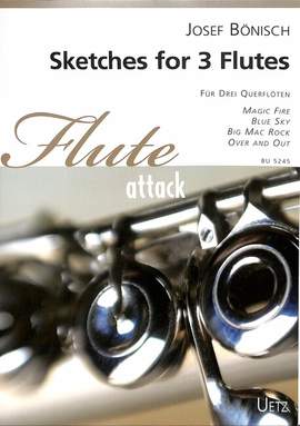 Josef Bönisch: Sketches For 3 Flutes