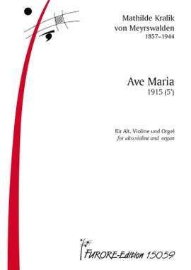 Mathilda Kralik von Meyrswalden: Ave Maria