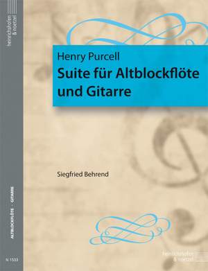 Henry Purcell: Suite Für Altblockflöte und Gitarre