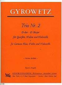 Gyrowetz Adalbert: Trio Nr. 2 - D-Dur