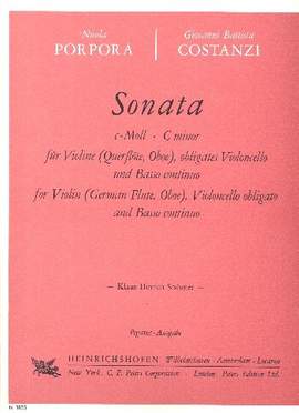 Nicola Porpora_G. B. Costanzi: Sonata - C-Moll