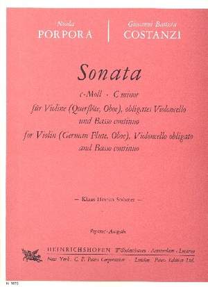 Nicola Porpora_G. B. Costanzi: Sonata - C-Moll