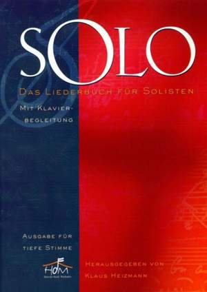 Solo: Das Liederbuch Für Solisten