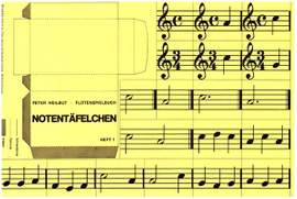 Peter Heilbut: Notentäfelchen Zum Flötenspielbuch 1