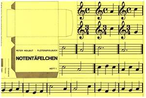 Peter Heilbut: Notentäfelchen Zum Flötenspielbuch 1