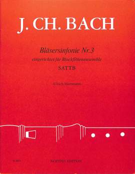 Johann Christian Bach: Sinfonie 3 Für Blaeser