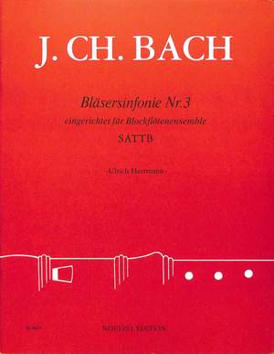 Johann Christian Bach: Sinfonie 3 Für Blaeser