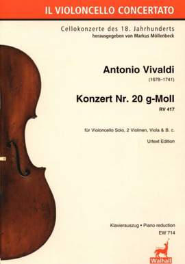 Antonio Vivaldi: Konzert G-Moll Nr. 20 Rv 417