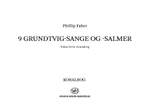 Phillip Faber: 9 Grundtvig-Sange Og -Salmer Product Image