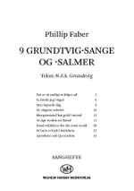 Phillip Faber: 9 Grundtvig-Sange Og -Salmer Product Image