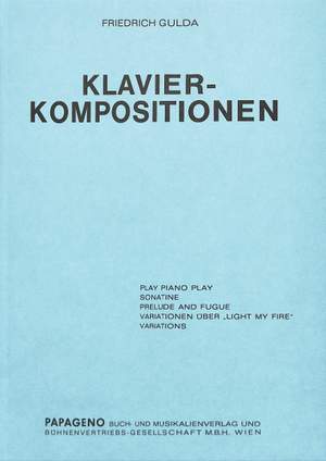 Friedrich Gulda: Klavier-Kompositionen