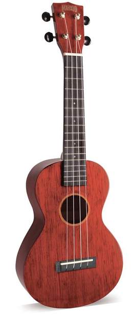 Mahalo Concert Ukulele Hano MH2 Trans Red Finish