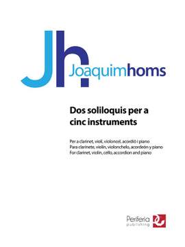 Joaquim Homs: Dos Soliloquis