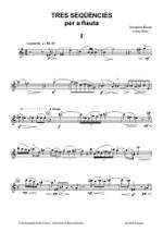 Joaquim Homs: Tres sequencies for Flute Solo Product Image
