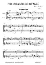 Roberto Díaz Ramos: Tres criptogramas for Flute Duet Product Image