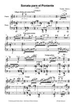 Tomas Marco: Sonata para el Poniente for Flute and Piano Product Image