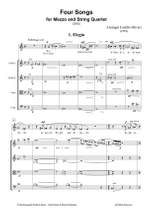 Arcángel Castillo-Olivari: Four Songs for Mezzo-Soprano and String Quartet Product Image