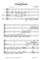 Jorge Variego: 4 Flutes Quartet for Flute Quartet Product Image