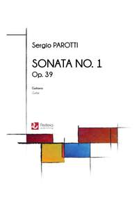Sergio Parotti: Sonata No. 1, Op. 39 for Guitar Solo
