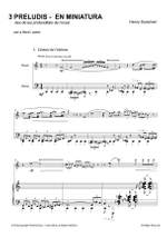 Henry Sussman: 3 Preludis - En Miniatura for Piccolo and Piano Product Image
