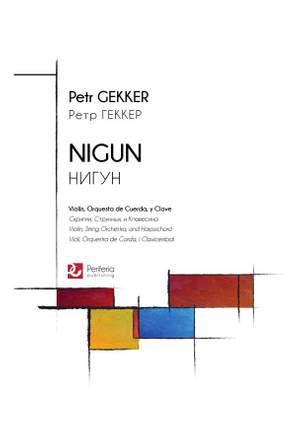 Petr Gekker: Nigun: Concert Fantasy