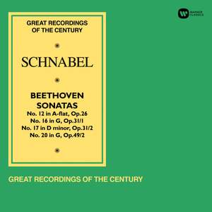 Beethoven: Piano Sonatas Nos 12, 16, 17 'The Tempest' & 20