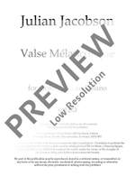 Jacobson, J: Valse melancolique Product Image