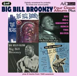 Four Classic Albums Plus (big Bill’s Blues / Big Bill Broonzy Sings the Blues / Folk Blues / the Blues)