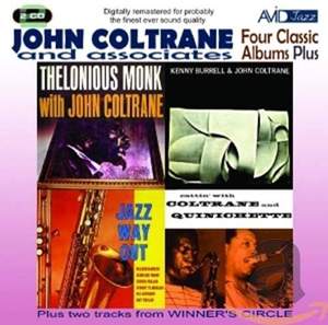 Four Classic Albums Plus (thelonious Monk With John Coltrane / Cattin' With Coltrane and Quinichette / Jazz Way Out / Kenny Burrell & John Coltrane)
