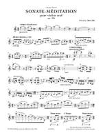 Nicolas Bacri: Sonate-Méditation for Solo Violin Op.106a Product Image
