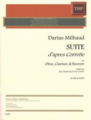 Darius Milhaud: Suite d'Apres Corrette Op. 161