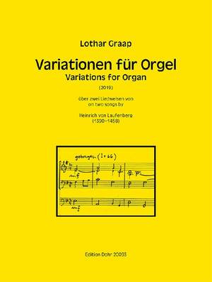 Graap, L: Variationen für Orgel
