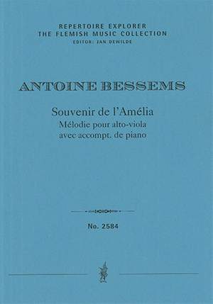 Bessems, Antoine: Souvenir de l’Amélia, Mélodie pour alto-viola avec accompt. de piano